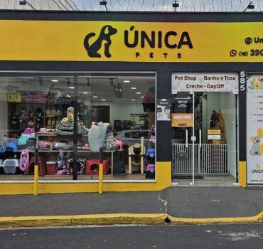 Fachada da loja Única Pets em Ribeirão Preto